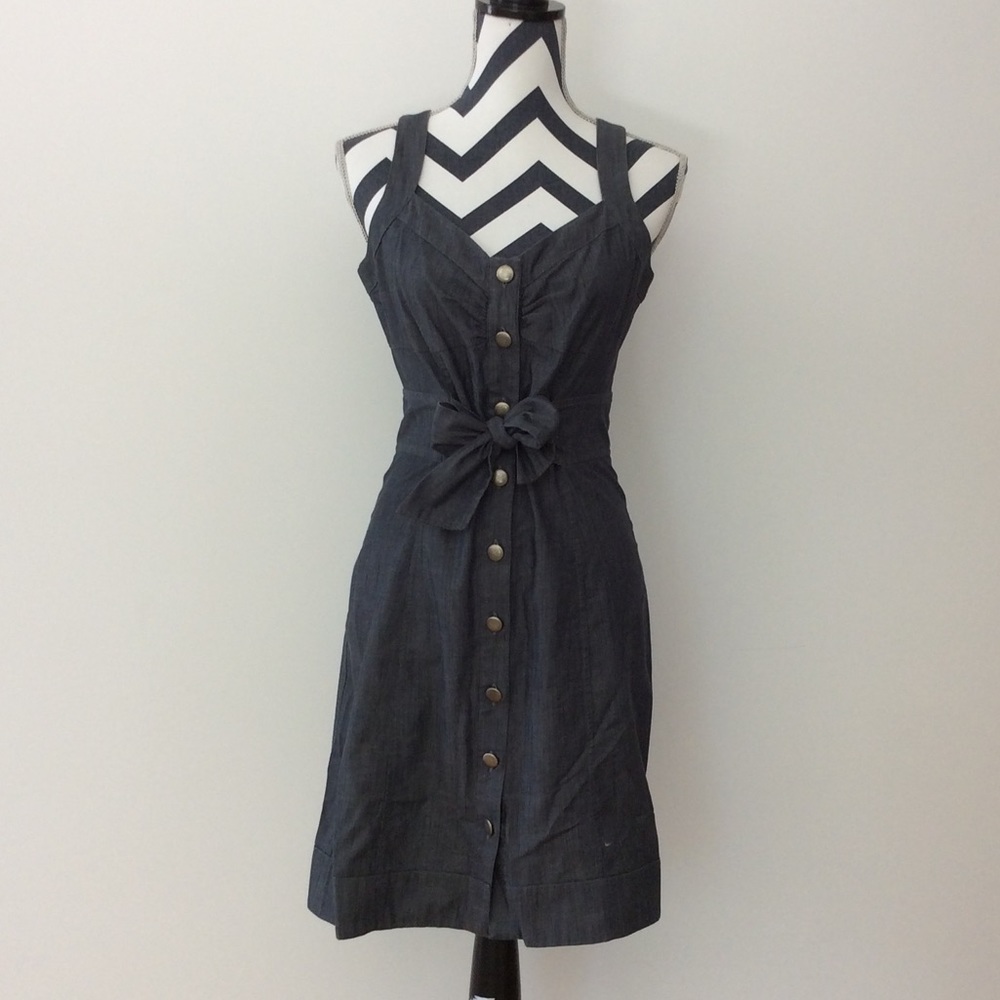 Banana Republic button down dress with tie